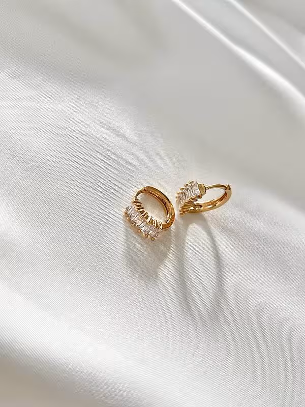 گوشواره حلقه ای تنیسی