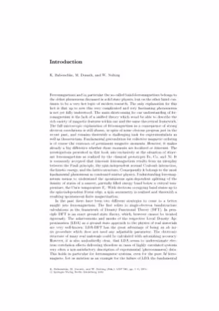 خرید و دانلود نسخه کامل کتاب Band-Ferromagnetism: Ground-State and Finite-Temperature Phenomena