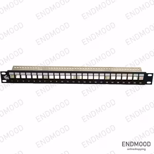 پچ پنل 24 پورت ارت دار UNLOADED کبیر صنعت