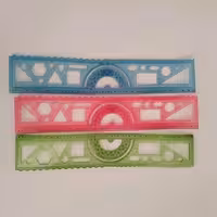 خطکش ژله ای نقاله دار30 سانت(مناسب جوایز)