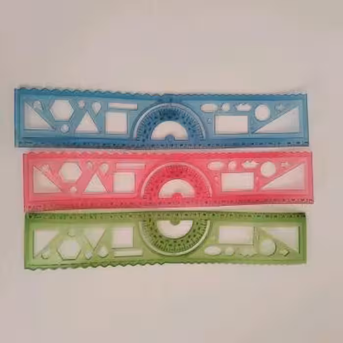 خطکش ژله ای نقاله دار30 سانت(مناسب جوایز)