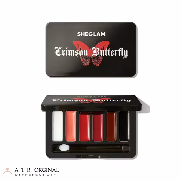 پالت رژلب براق شیگلم از کالکشن Crimson Butterfly