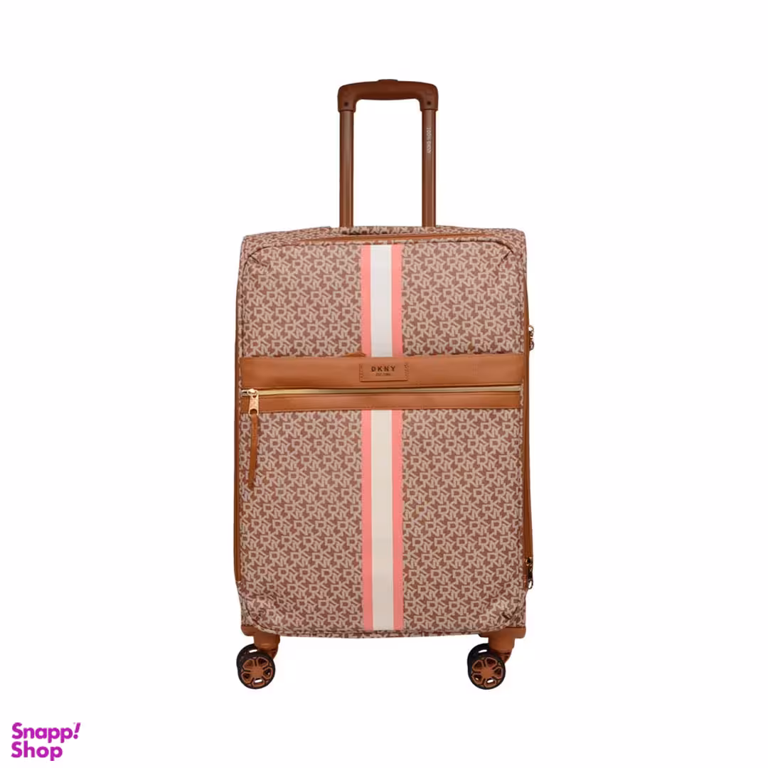 چمدان دی کی ان وای مدل Signature Stripe ST2 24 سایز متوسط