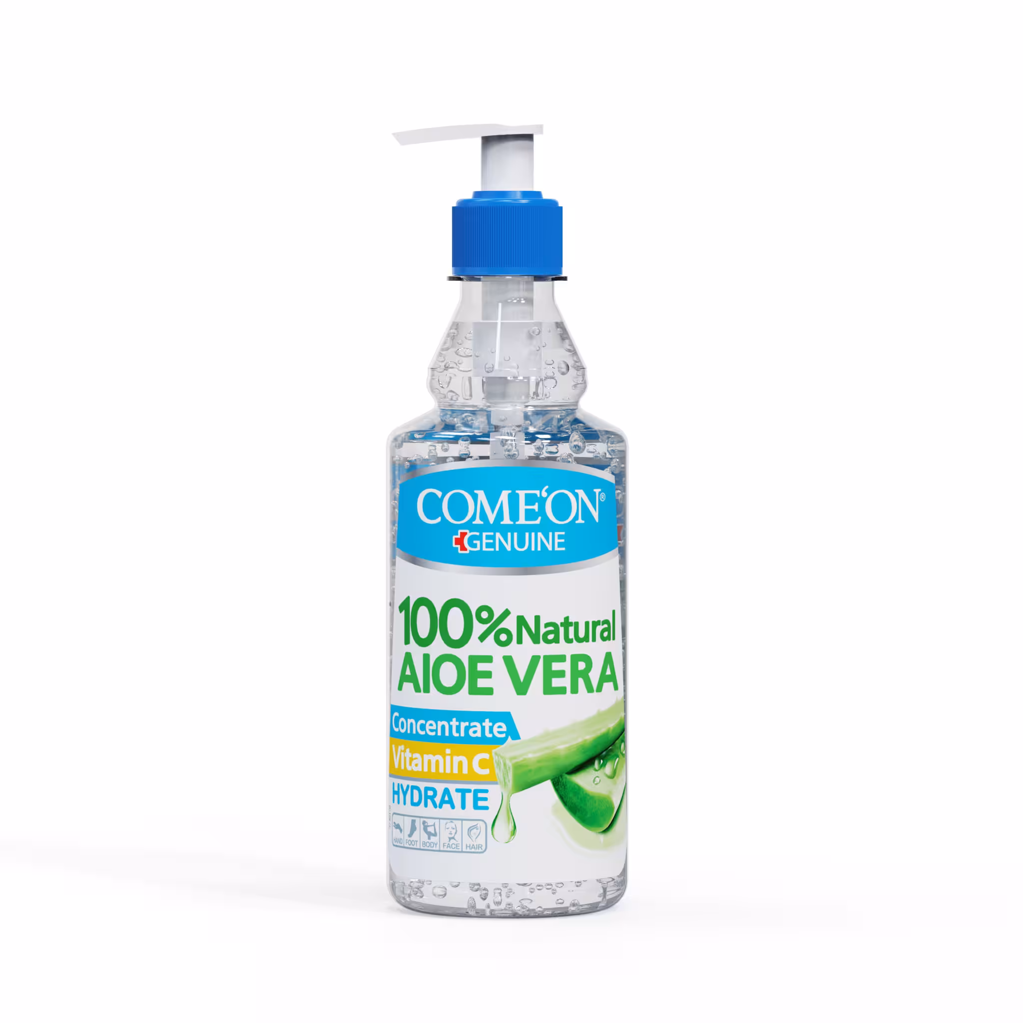 ژل آلوئه‌ورا کامان 400 میلی لیتری