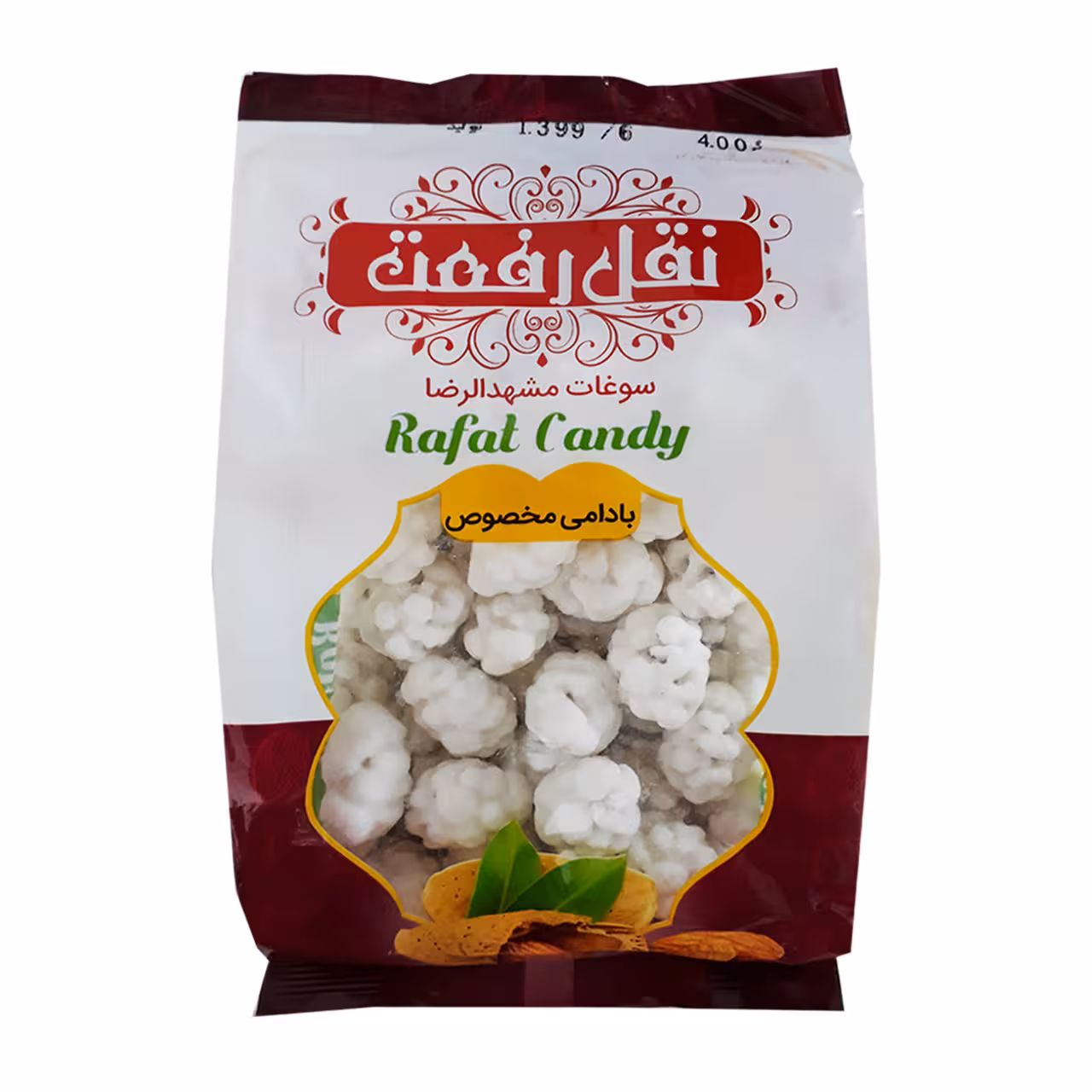 نقل بادامی مخصوص رفعت 400 گرمی