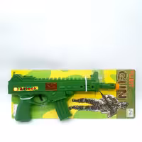 اسباب بازی تفنگ مسلسل لوله متحرک صدادار -  مسلسل صدا دار روکارتی RS003