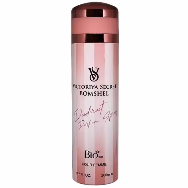 اسپری بدن زنانه بیو استار مدل VICTORIYA SECRET BOMBSHELL حجم 200 ML
