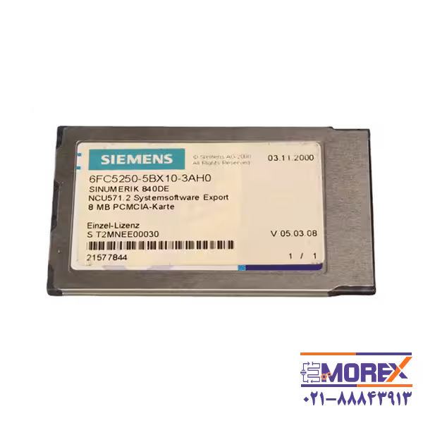 کارت زیمنس | SIEMENS مدل 6FC5250-5BX10-3AH0