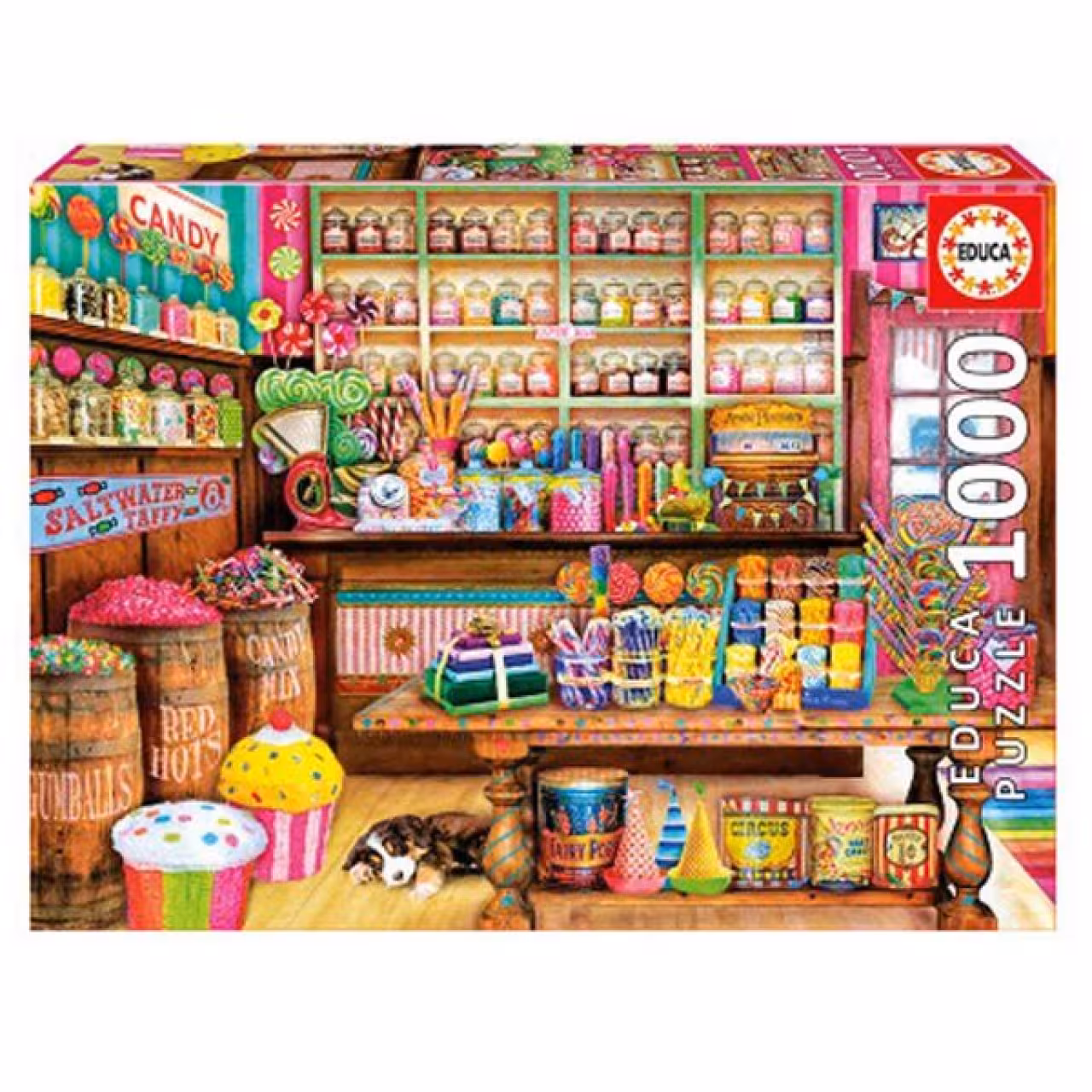 پازل 1000 تکه ادوکا مدل THE CANDY SHOP