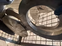 فلنج عینکی 8 اینچ فلت فیس  کلاس 600 از جنس A /SA 182 F304 L فابریک