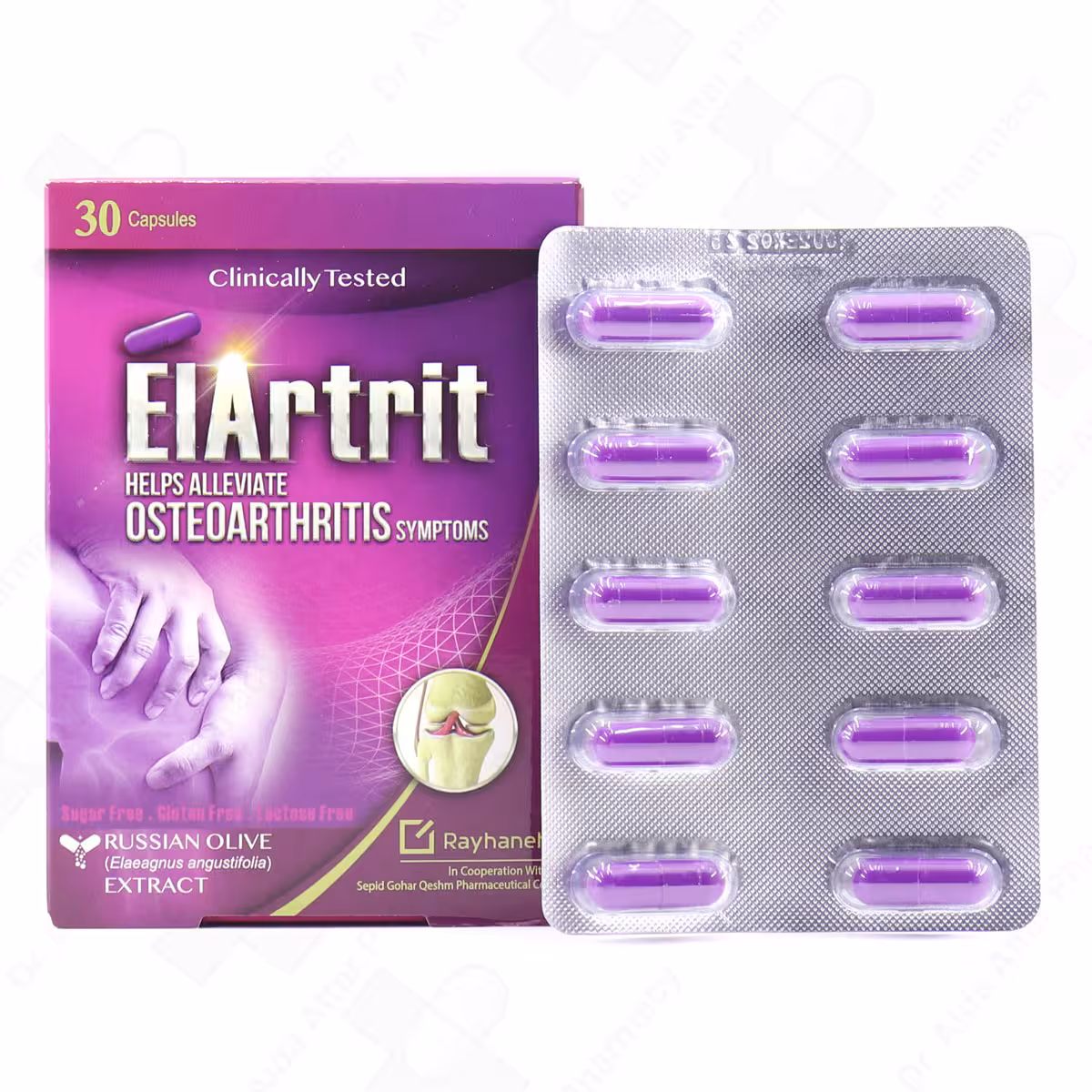 کپسول گیاهی الارتریت ریحانه 30 عدد