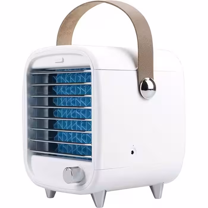 فن کولر آبی قابل حمل رومیزی USB تهویه مطبوع قالب یخ Bladeless Fan Desktop Portable Water