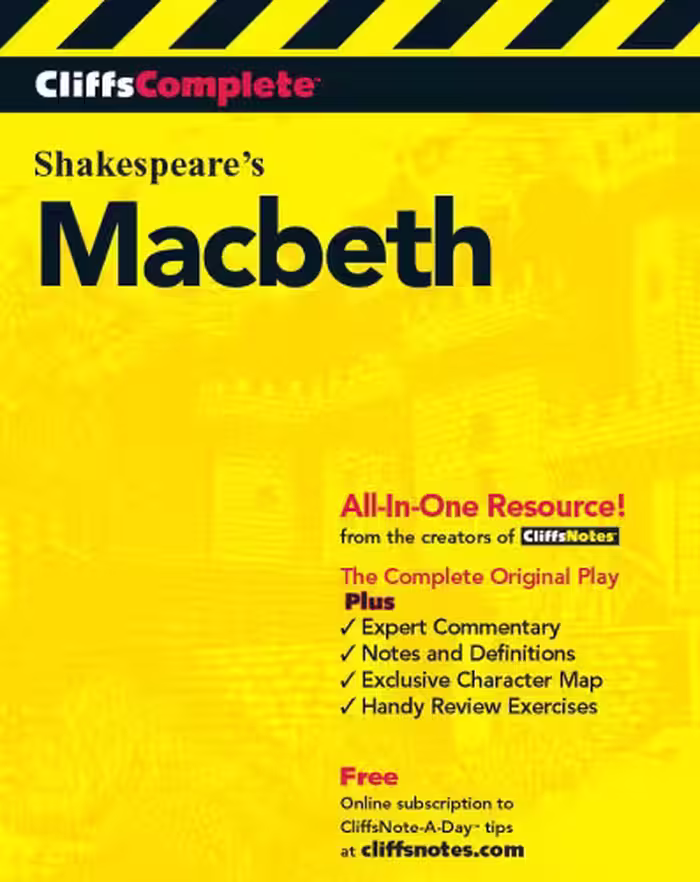 خرید و دانلود نسخه کامل کتاب Macbeth (Cliffs Complete)