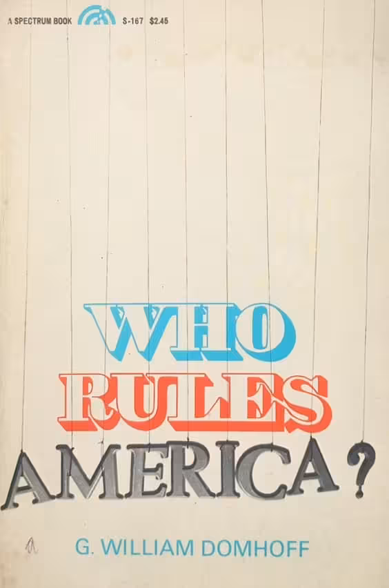 Who Rules America? | G William Domhoff