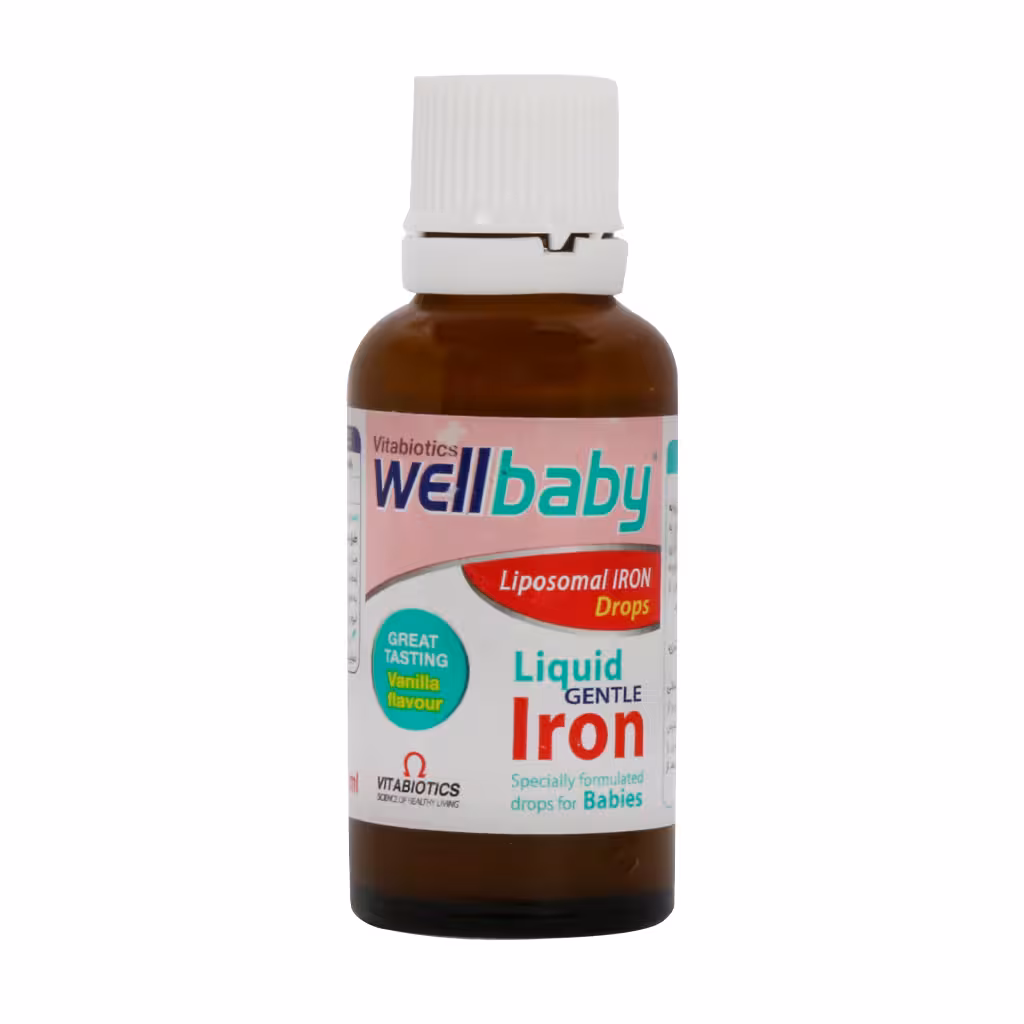 قطره آهن ول بیبی ویتابیوتیکس 30 میلی لیتر  Well Baby Liposomal Iron  Drop Vitabiotics 30 ml