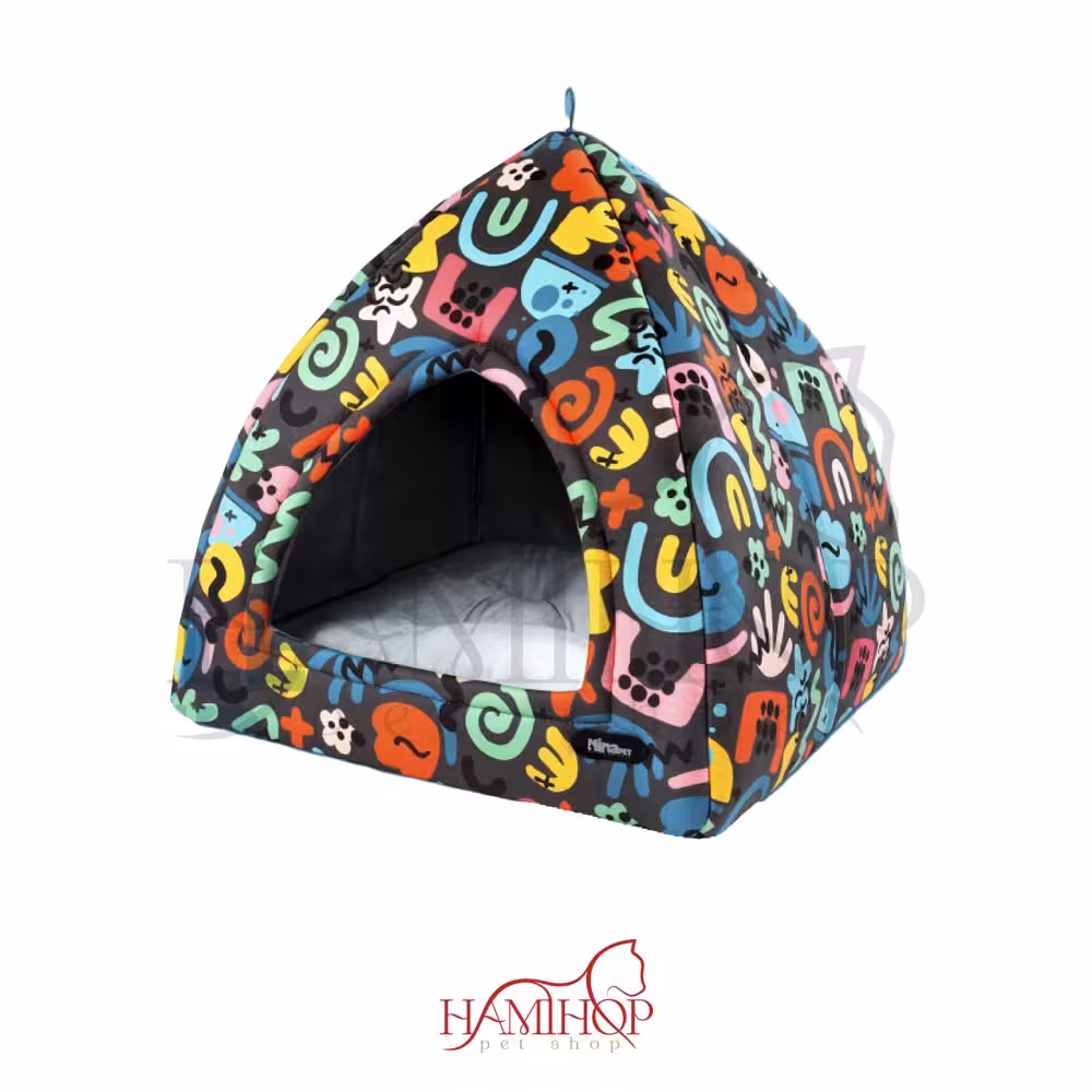 لانه سگ و گربه مدل سه گوش vip منحنی برند نیناپت ninapet