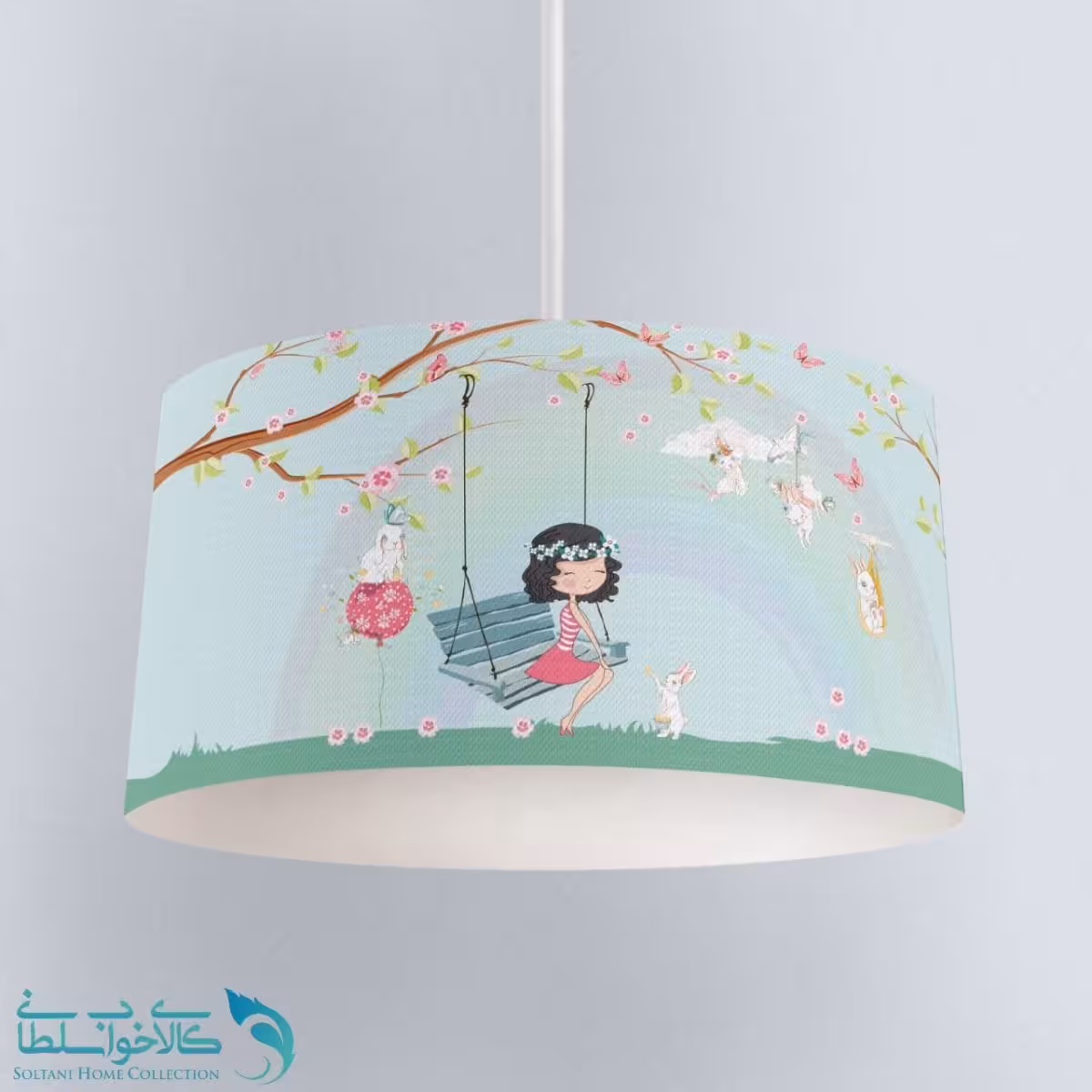 لوستر اتاق کودک طرح دخترک مهربون کد A2711