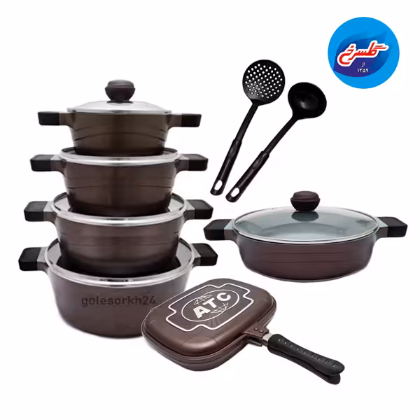 سرویس گرانیت 15پارچه A.T.C قهوه ای