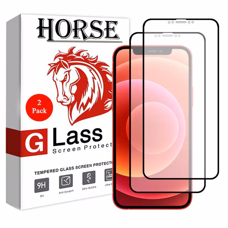 محافظ صفحه نمایش سرامیکی هورس مدل CMT مناسب برای گوشی موبایل اپل iPhone 12 بسته دو عددی | کالا برتری
