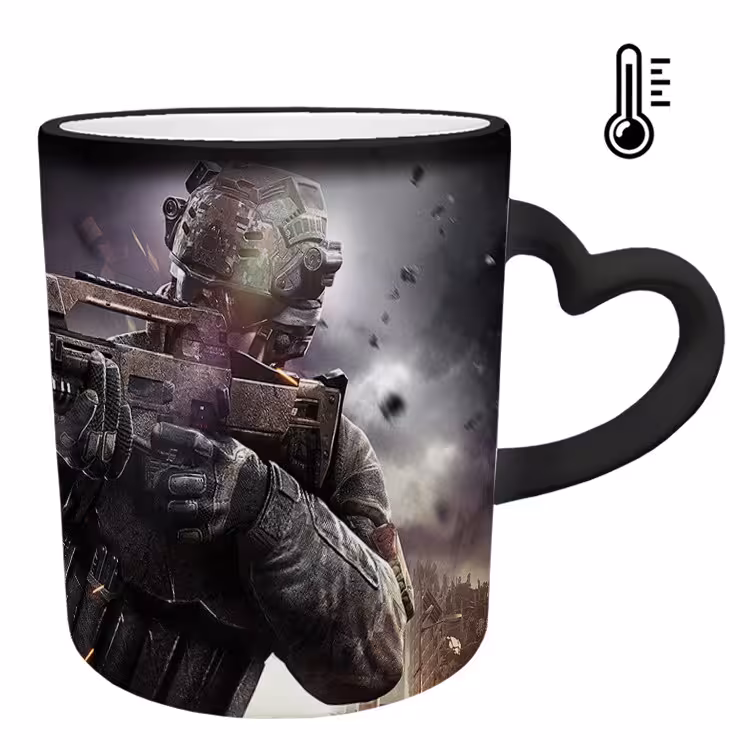خرید ماگ-لیوان حرارتی  دسته ساده  بازی کال آف دیوتی call of duty کد 95