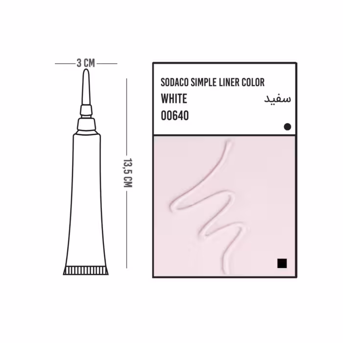 خمیر دورگیر سفید سوداکو کد 00640