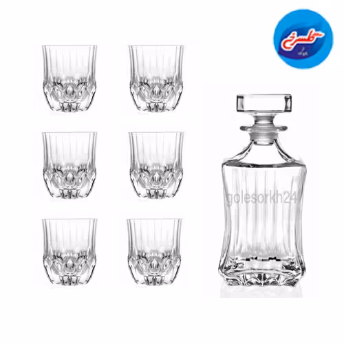 تنگ و لیوان کریستال آر سی آر مدل اداجیو