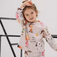 ست بلوز شلوار بچه گانه طرح اسنوپی کوالا Koala