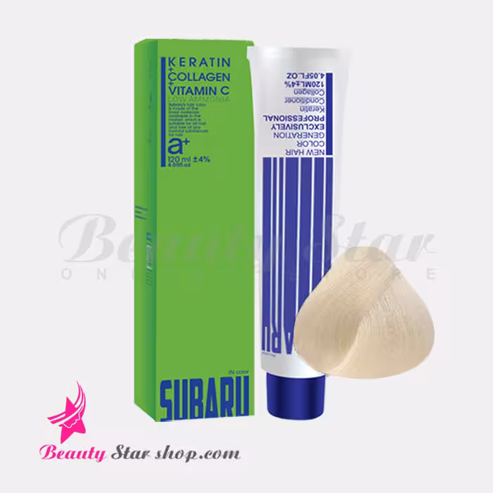 رنگ مو بلوند صدفی خیلی روشن سوبارو شماره 602 حجم 120 میلی لیتر