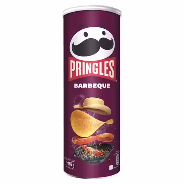 چیپس پرینگلز pringles با طعم باربیکیو 165 گرم