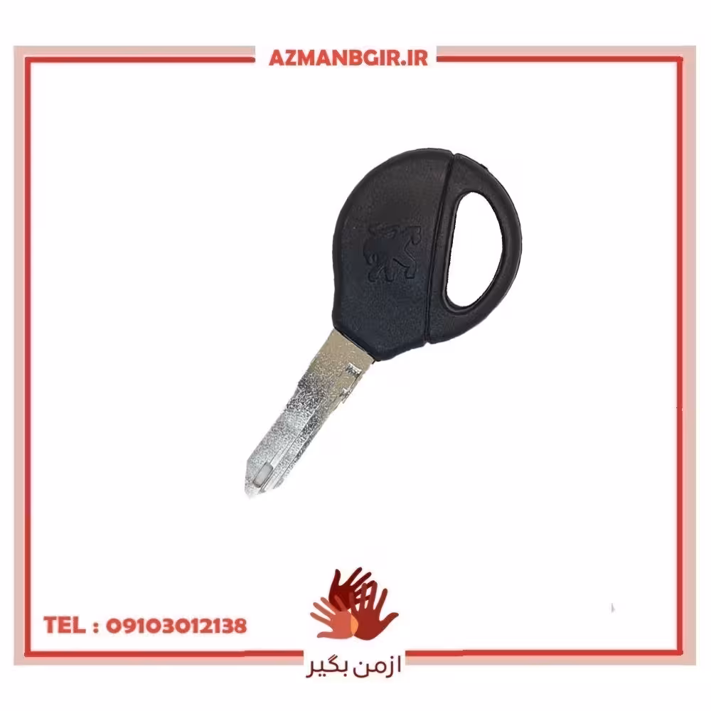 کلید و سوییچ زاپاس خودرو چیکال مدل K-765 مناسب برای پژو 206 و 207