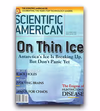 scientific american on thin ice مجله انگلیسی چاپ اصل کاغذ گلاسه روغنی