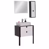 ست آینه و باکس و کابینت روشویی برتا مدل L04