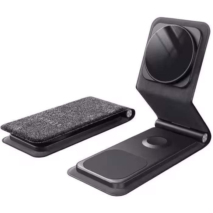 استند و شارژر وایرلس رو میزی لولو Levelo Arch Trio MagSafe Wireless Qi Compact Charging Stand
