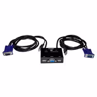 KVM سوئیچ 2 پورت VGA & USB دی لینک مدل D-Link DKVM-222 New
