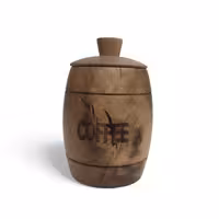 بانکه چوبی قهوه طرح بشکه کد WD6299