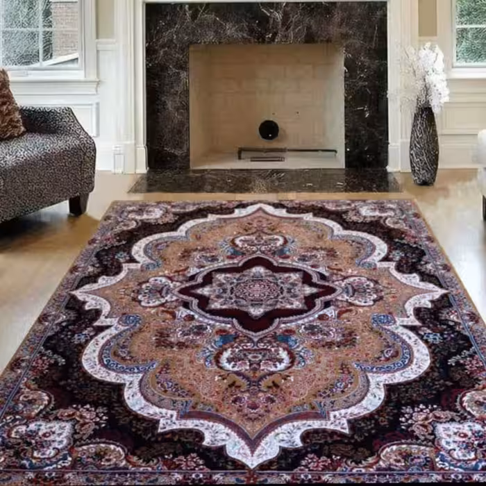 فرش ماشینی 12متری جدید کاشان نقشه شهیاد مناسب جهیزیه