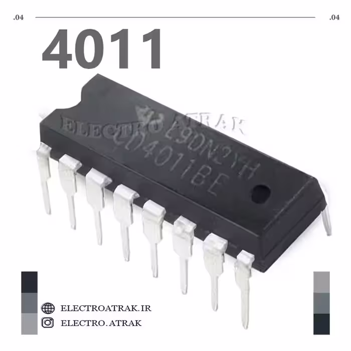 تراشه آیسی CD4011