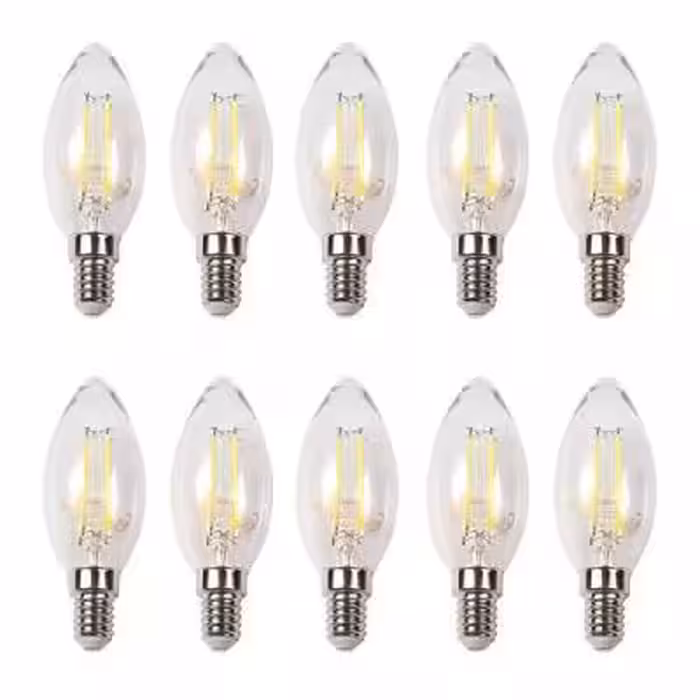 لامپ ال ای دی فیلامنتی 5 وات کملیون مدل شمعی پایه E14 بسته 10 عددی