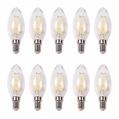 لامپ ال ای دی فیلامنتی 5 وات کملیون مدل شمعی پایه E14 بسته 10 عددی