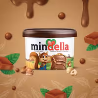 شکلات صبحانه فندقی میندلا ای ام ال 200گرم 