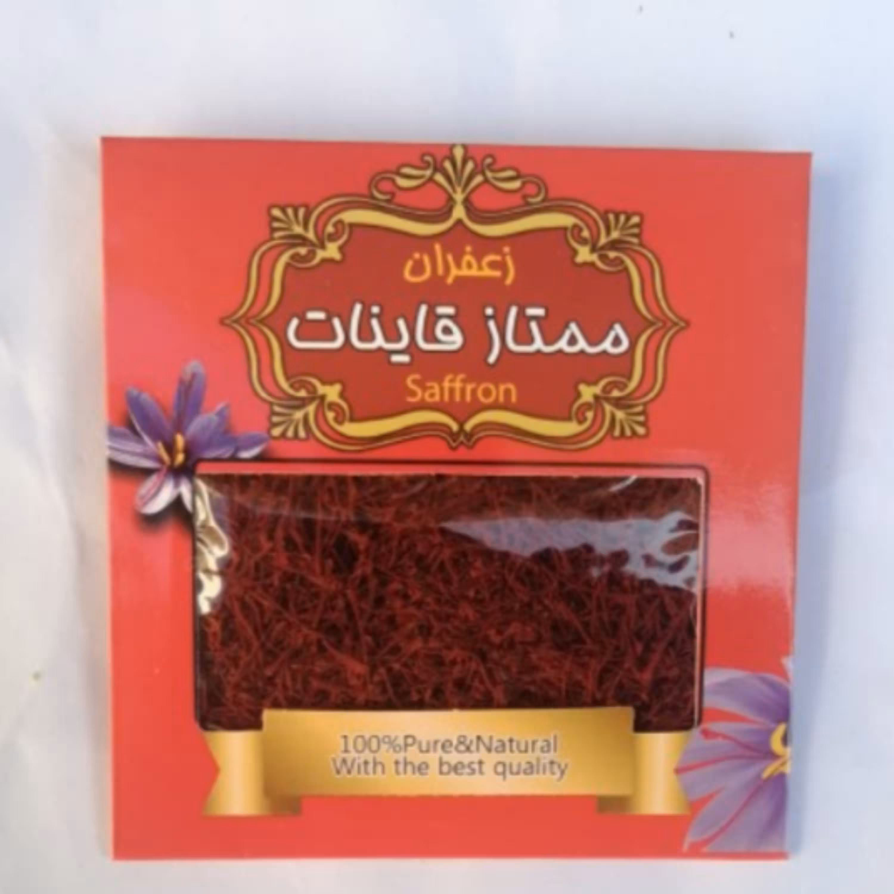 زعفران  نگین اتویب صادراتی ممتاز درجه یک ( 4 گرمی ) پرحجم  و با کیفیت و بدون شکسته و نرمه