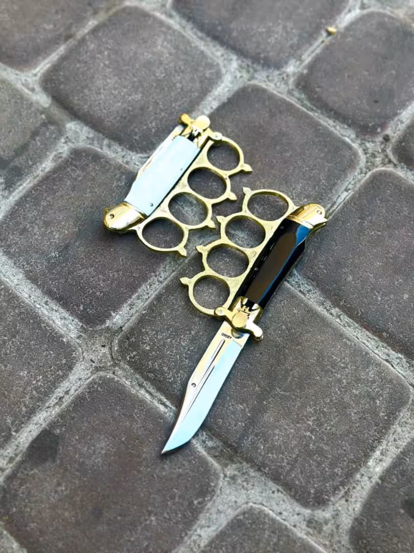 چاقوی ضامن دار تاشو ضد زنگ پنجه دار اصل زنجان