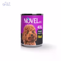 کنسرو سگ نوول با طعم گوشت گوساله مدل Novel Pate With Veal وزن 400 گرم