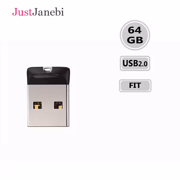 فلش مموری USB2.0 سن دیسک 64 گیگابایت مدل SanDisk Cruzer Fit