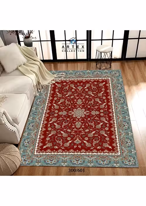 روفرشی کشدار مخمل شانل ترک(کشدوزی شده)-کد طرح 186