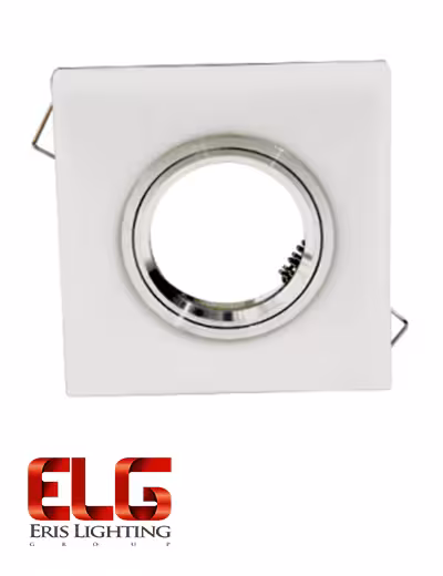 فریم لامپ سفید مربعی