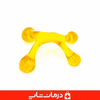 خرید ماساژور 4 پا زرد ماساژور دستی شفاف شیشه ای