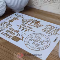 شابلون استنسیل کد 112 ابعاد 25*35