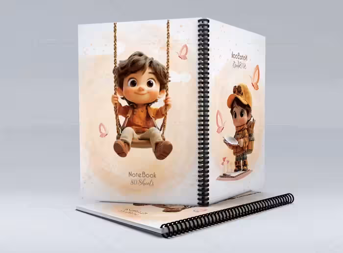 طرح جلد دفتر مشق | گرافیک با طعم تربچه