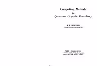 خرید و دانلود نسخه کامل کتاب Computing Methods in Quantum Organic Chemistry